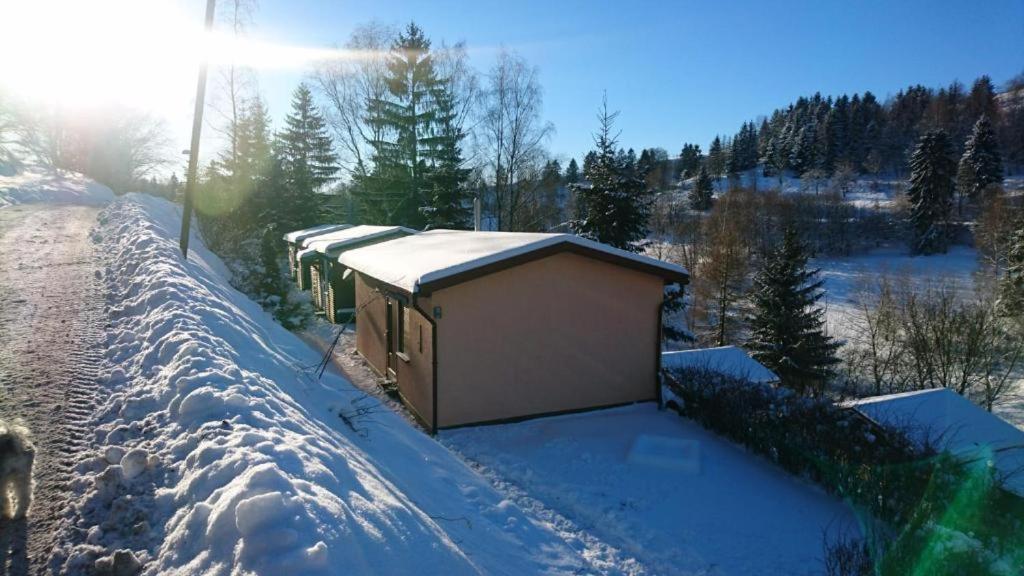 Langenbach  Ruhiges Ferienhaus Mit Sauna: Hellaberg III מראה חיצוני תמונה