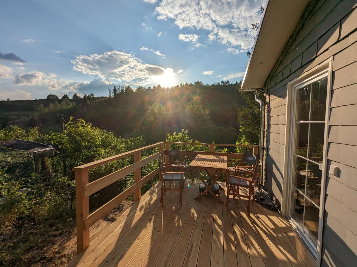 Langenbach  Ruhiges Ferienhaus Mit Sauna: Hellaberg III מראה חיצוני תמונה