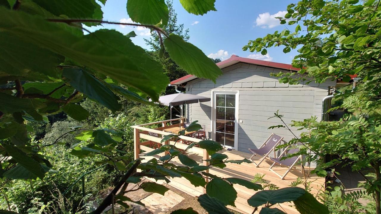 Langenbach  Ruhiges Ferienhaus Mit Sauna: Hellaberg III מראה חיצוני תמונה
